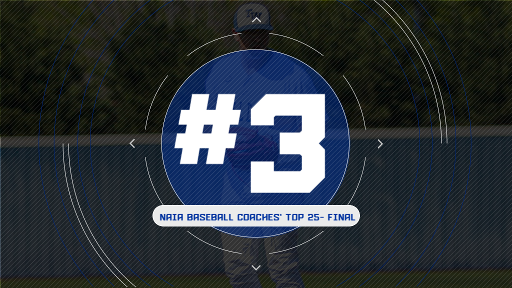 Baseball Finishes Regular Season Ranked No. 3 in Final NAIA Poll