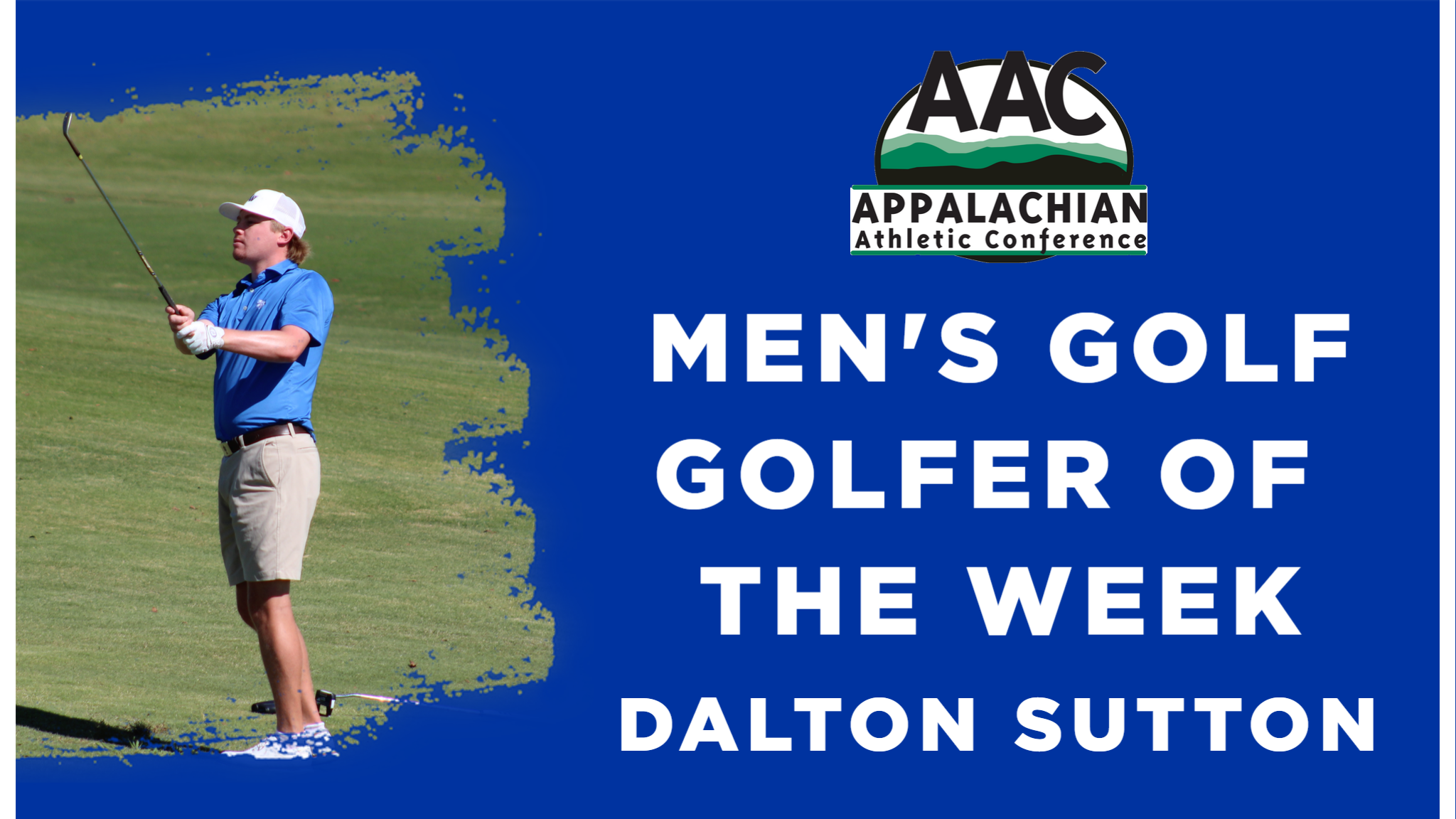 Sutton Named Men's Golfer of the Week