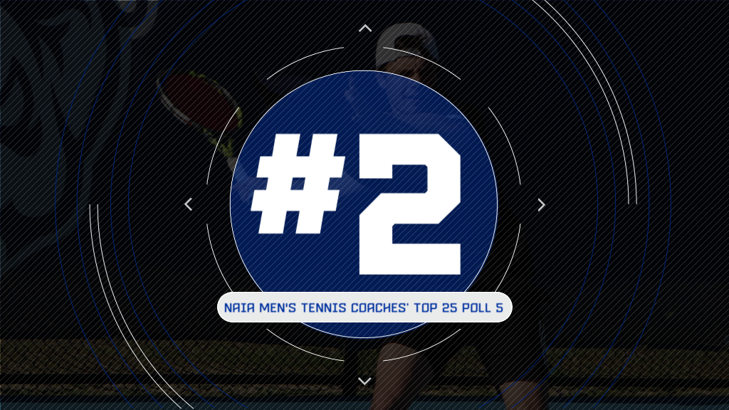 Men's Tennis Remains No. 2 in Fifth NAIA Poll