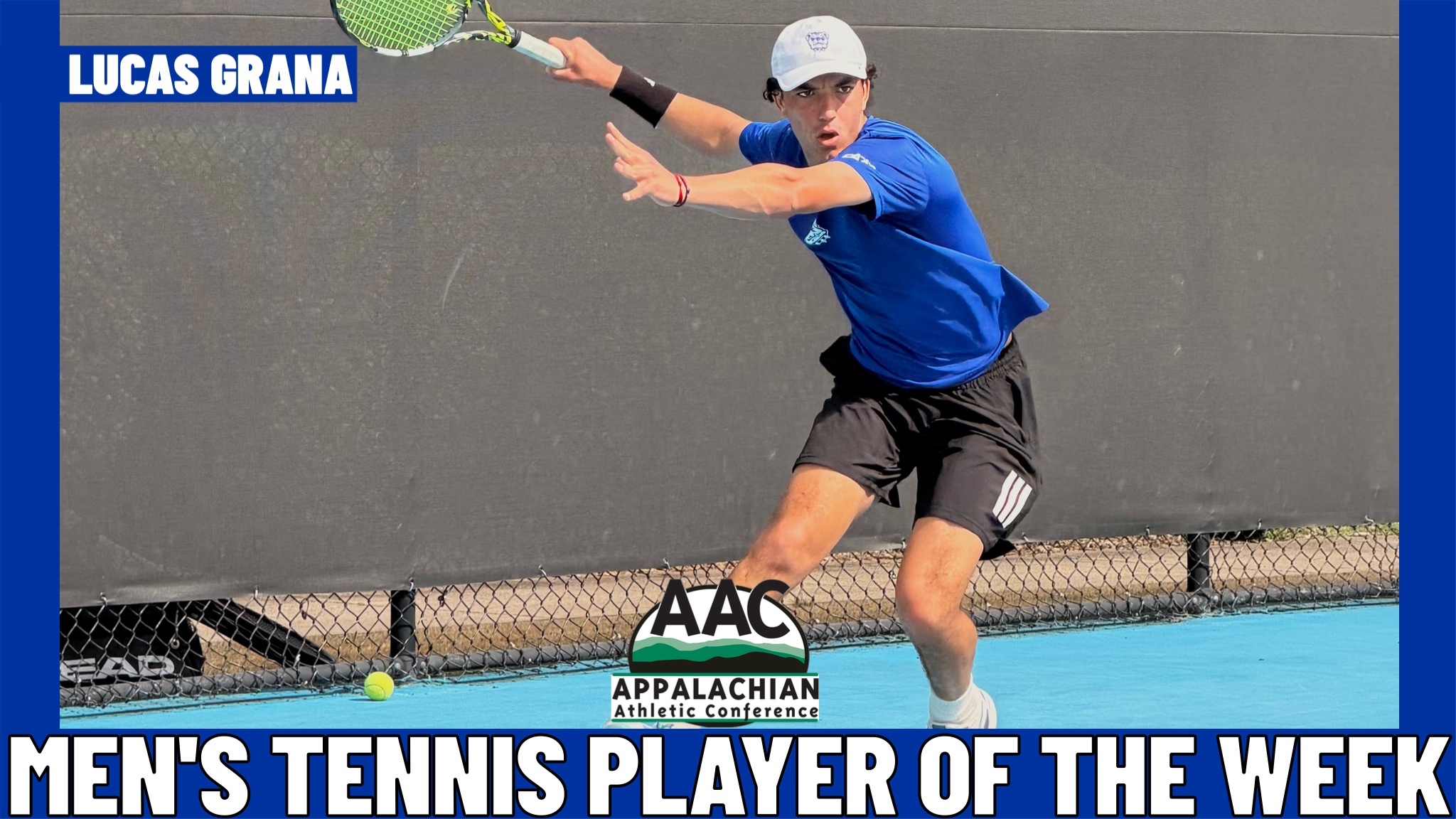 Grana AAC Men's Tennis Player of the Week for Second Consecutive Time
