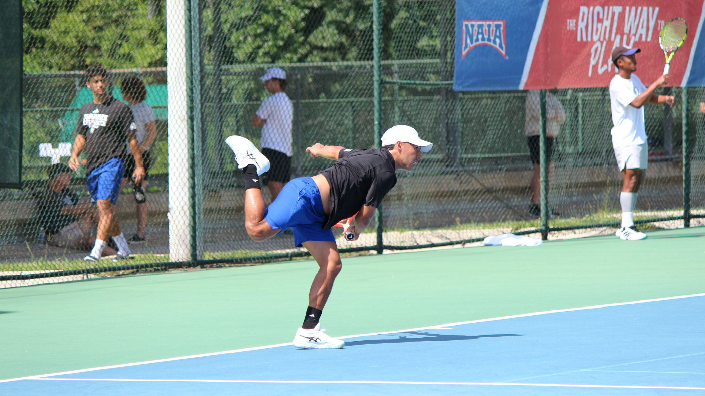 No. 2 Seed Men's Tennis Sweeps Way to NAIA Tournament Quarterfinals for Sixth Consecutive Season