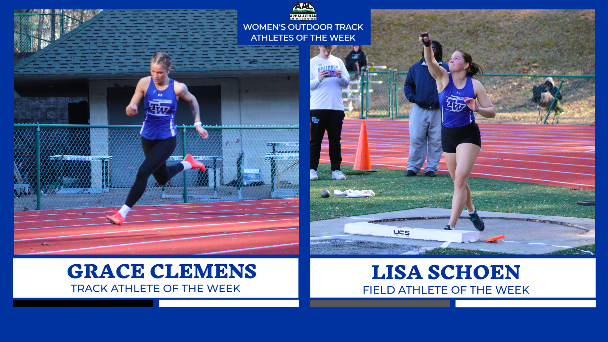 Clemens and Schoen Sweep AAC Weekly Awards